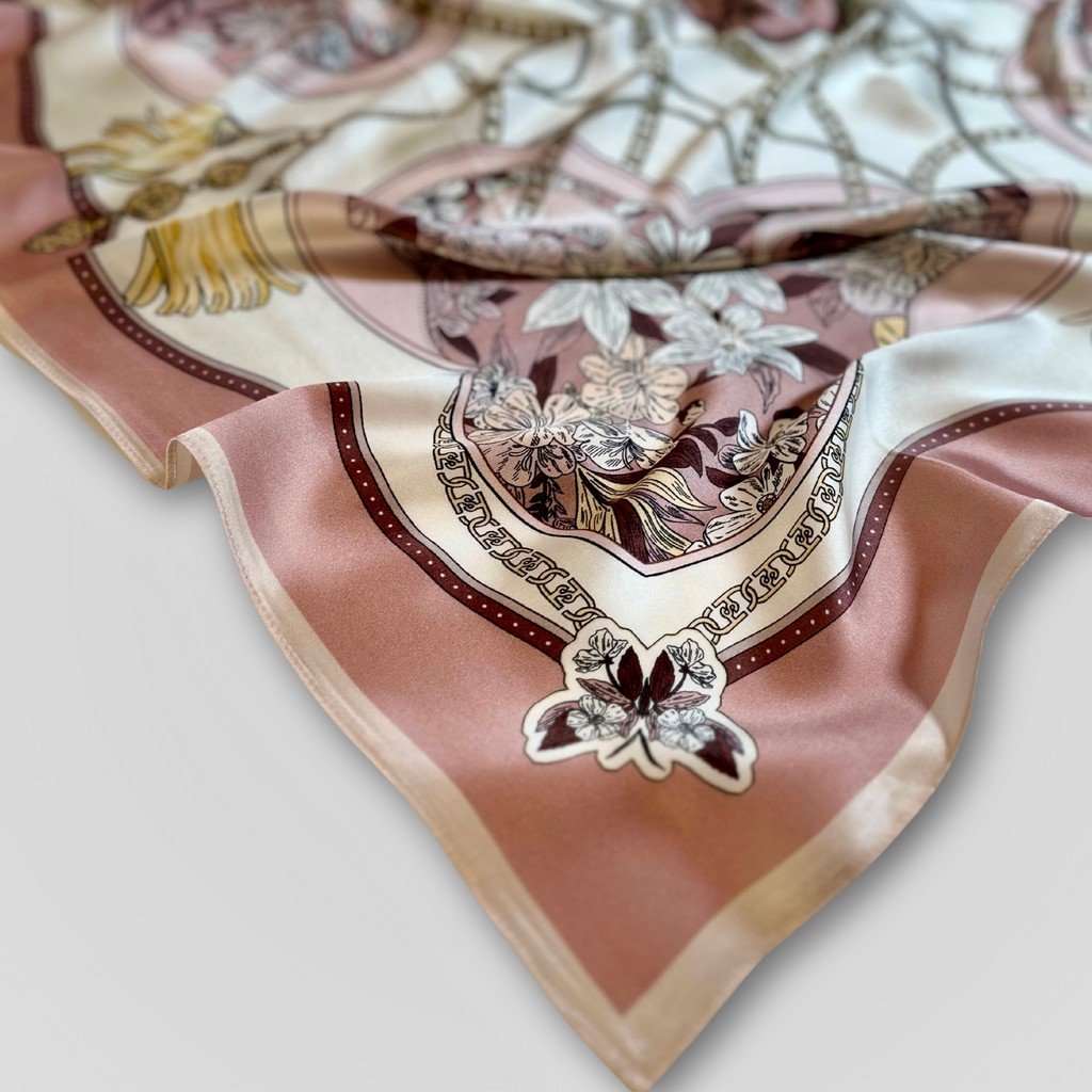 Silk Scarf Classical Overture (Pink)