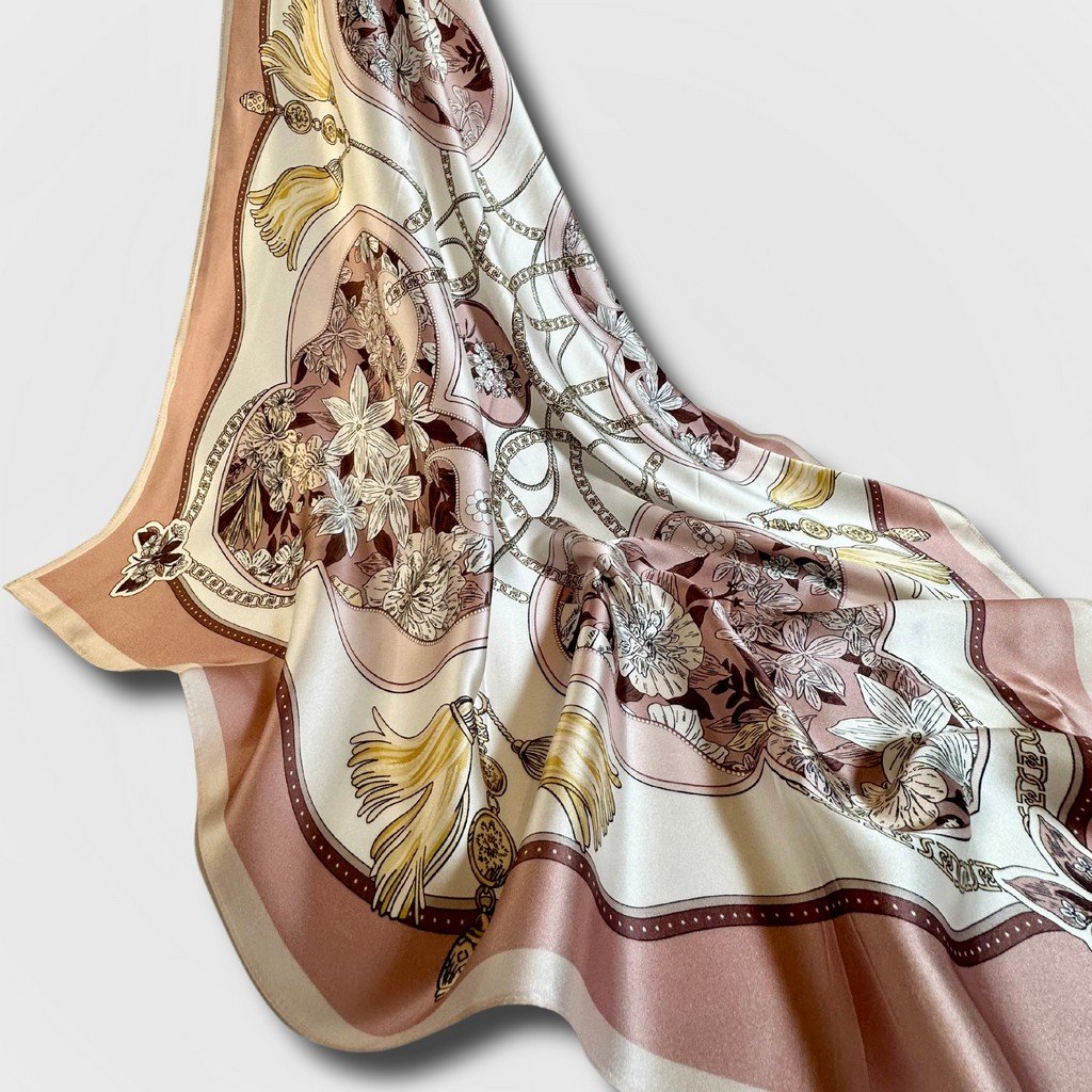 Silk Scarf Classical Overture (Pink)