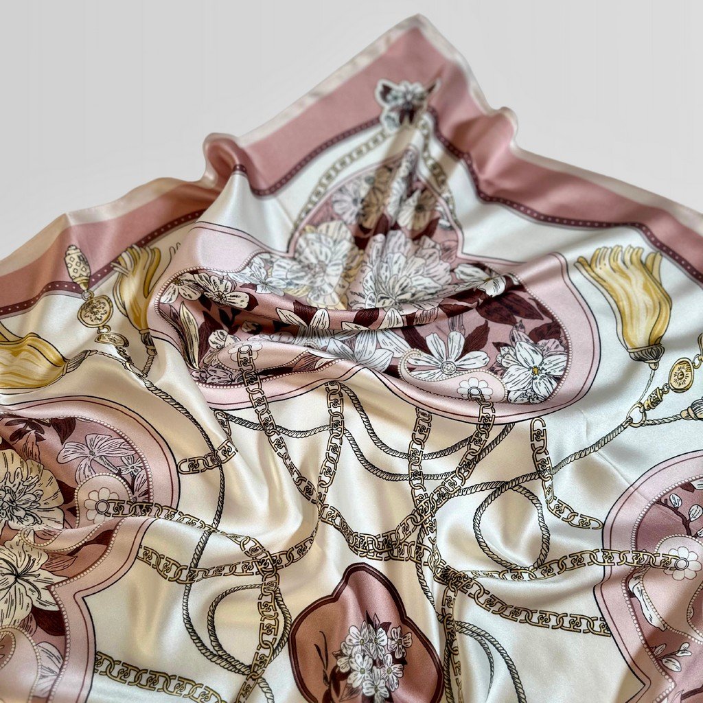 Silk Scarf Classical Overture (Pink)