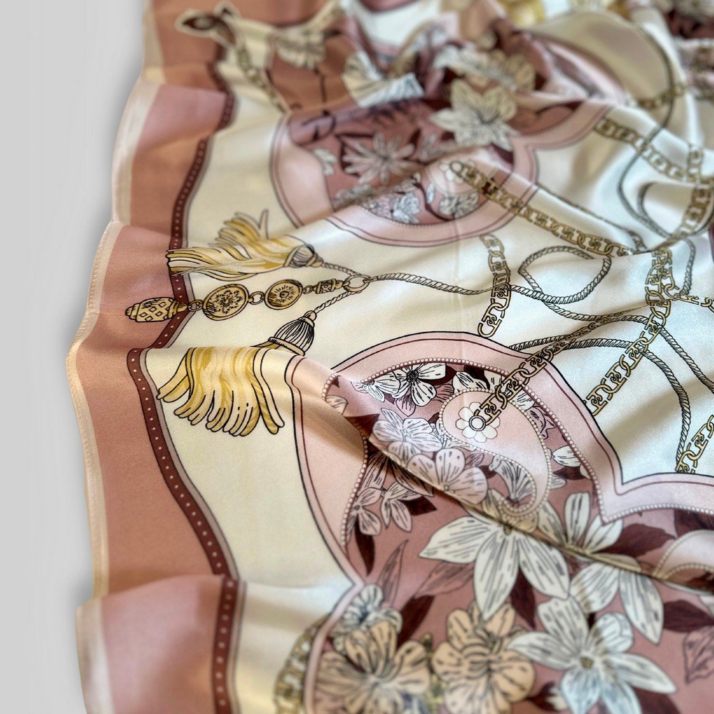 Silk Scarf Classical Overture (Pink)