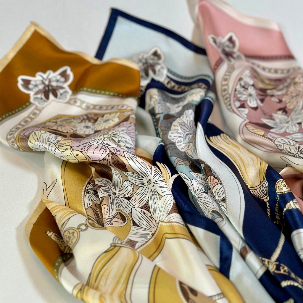 Silk Scarf Classical Overture (Gold)