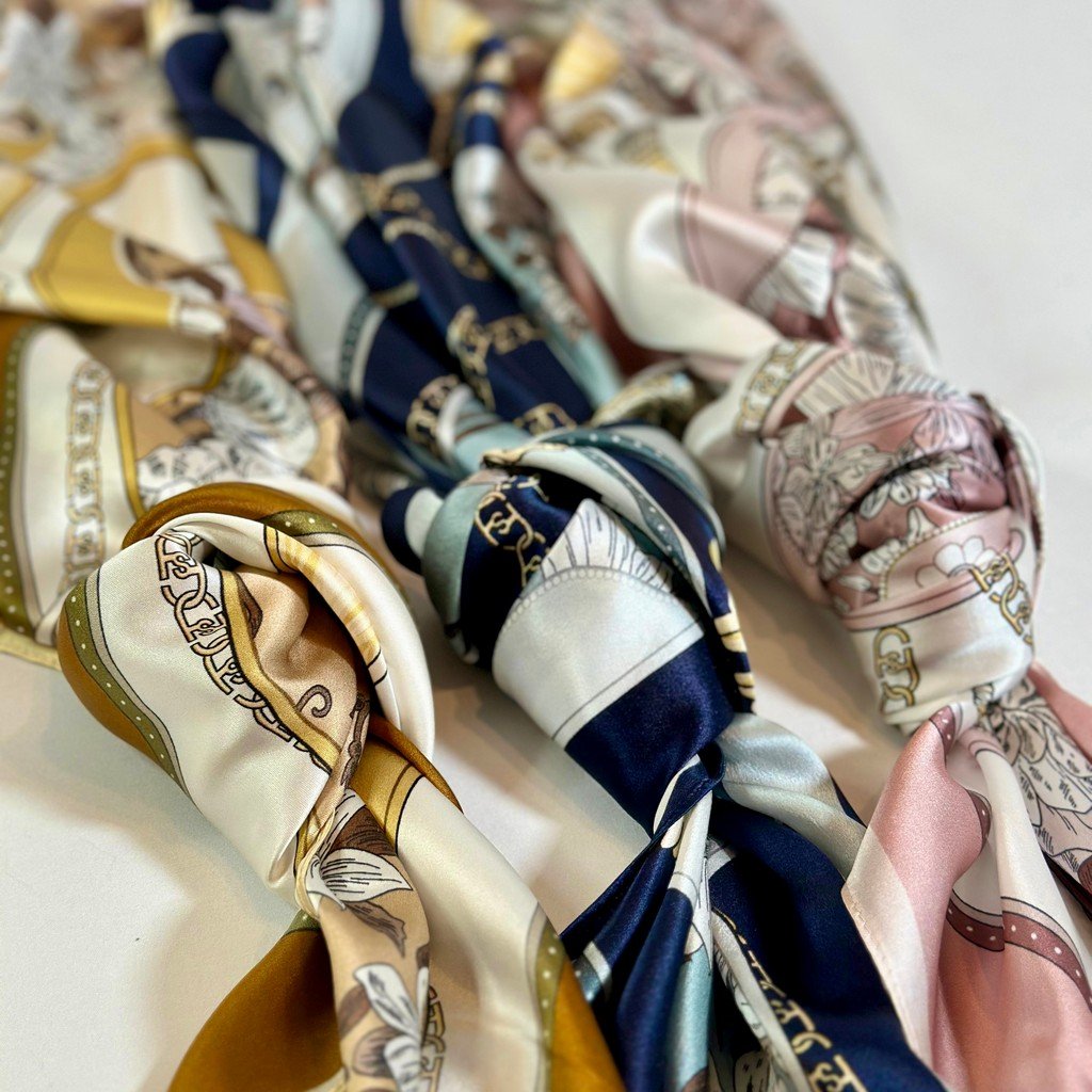 Silk Scarf Classical Overture (Blue)