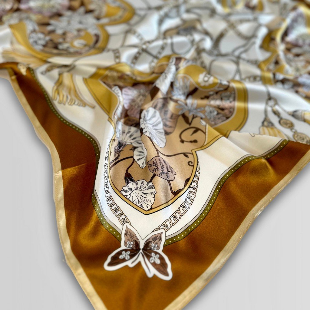 Silk Scarf Classical Overture (Gold)