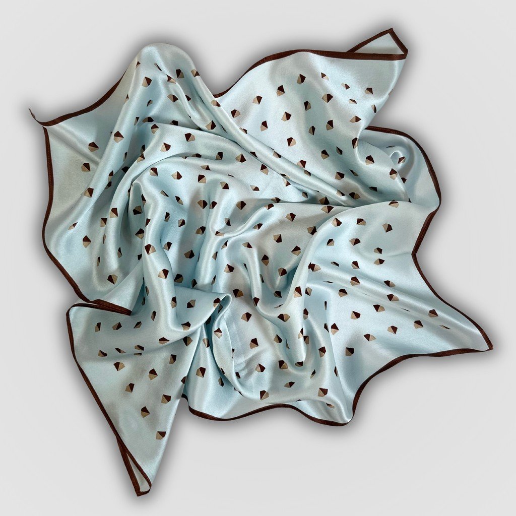 Silk Scarf Innocent (blue)