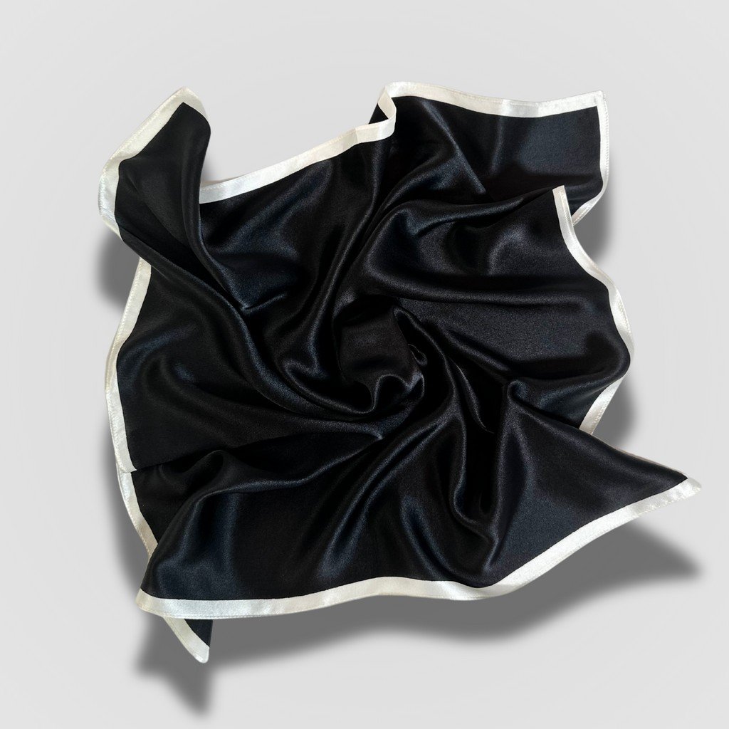 Silk Scarf Classical Black