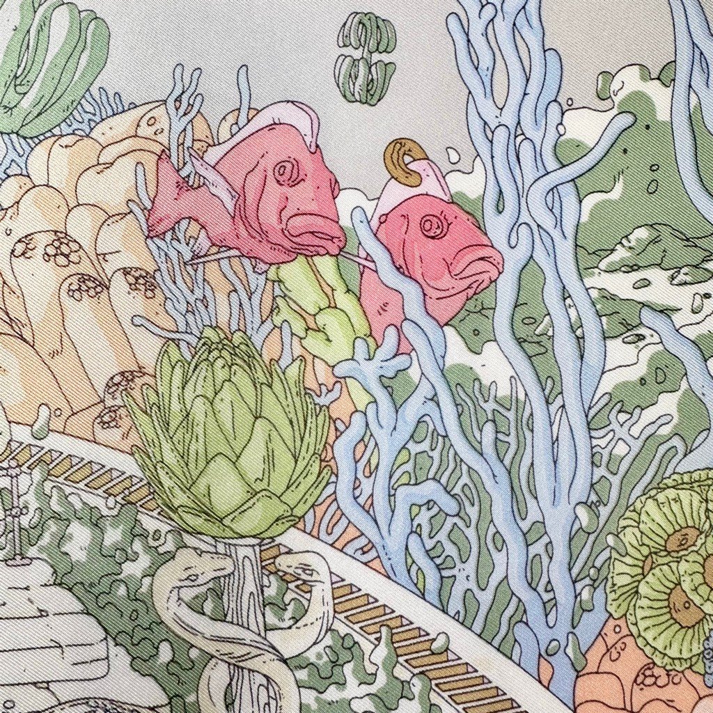 Silk Scarf Underwater Story
