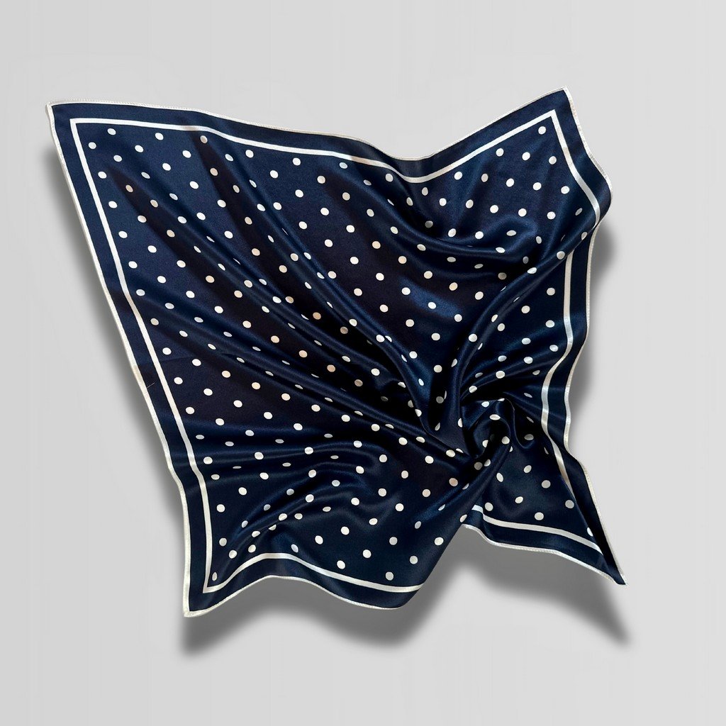 Silk Scarf Midnight Dark