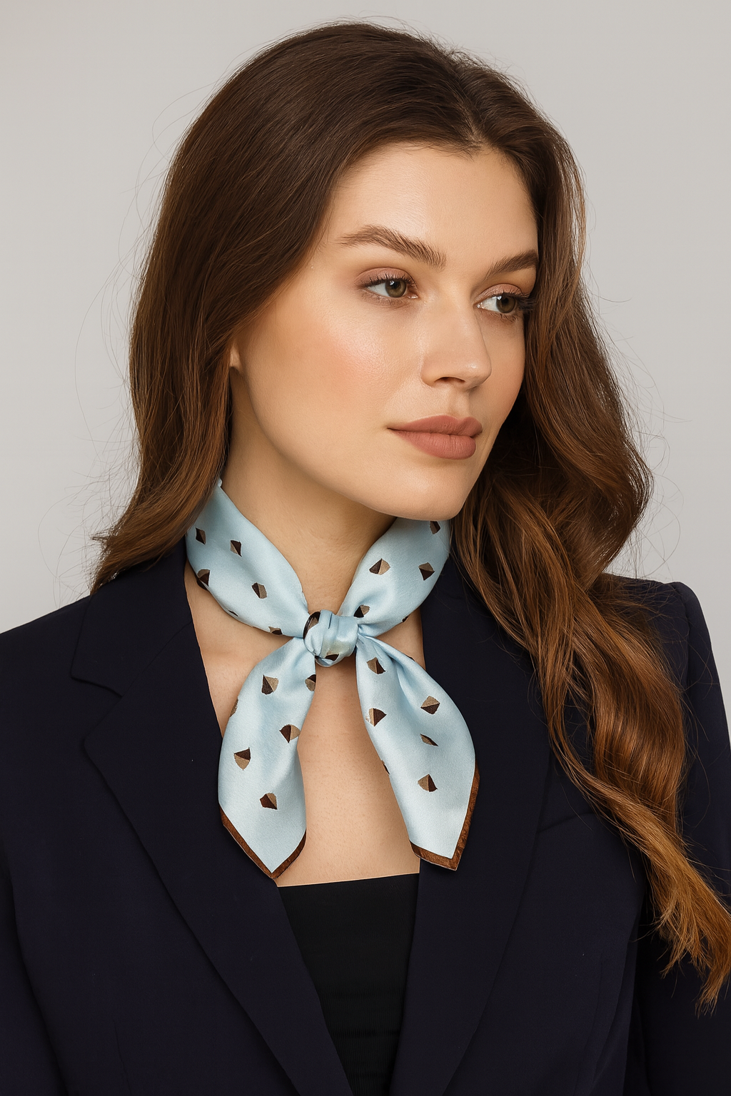 Silk Scarf Innocent (blue)
