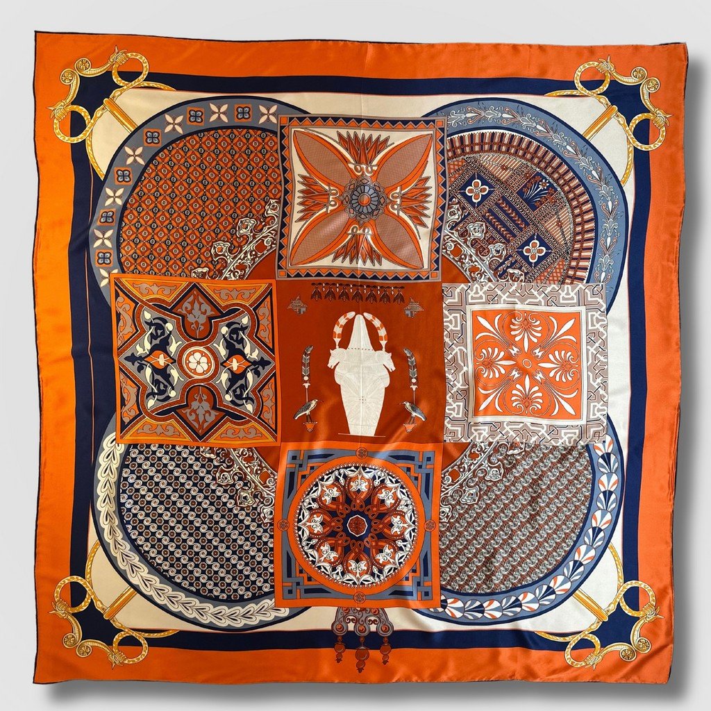 Silk Scarf Havana (Orange)