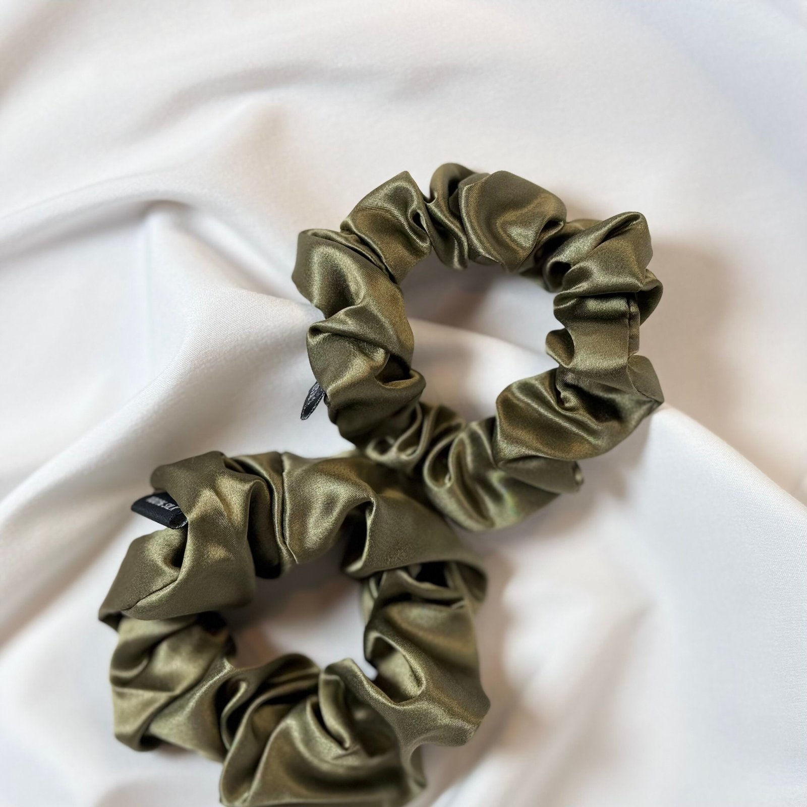 Silk Scrunchie Olive