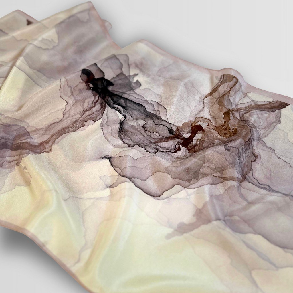Silk Scarf Smoke