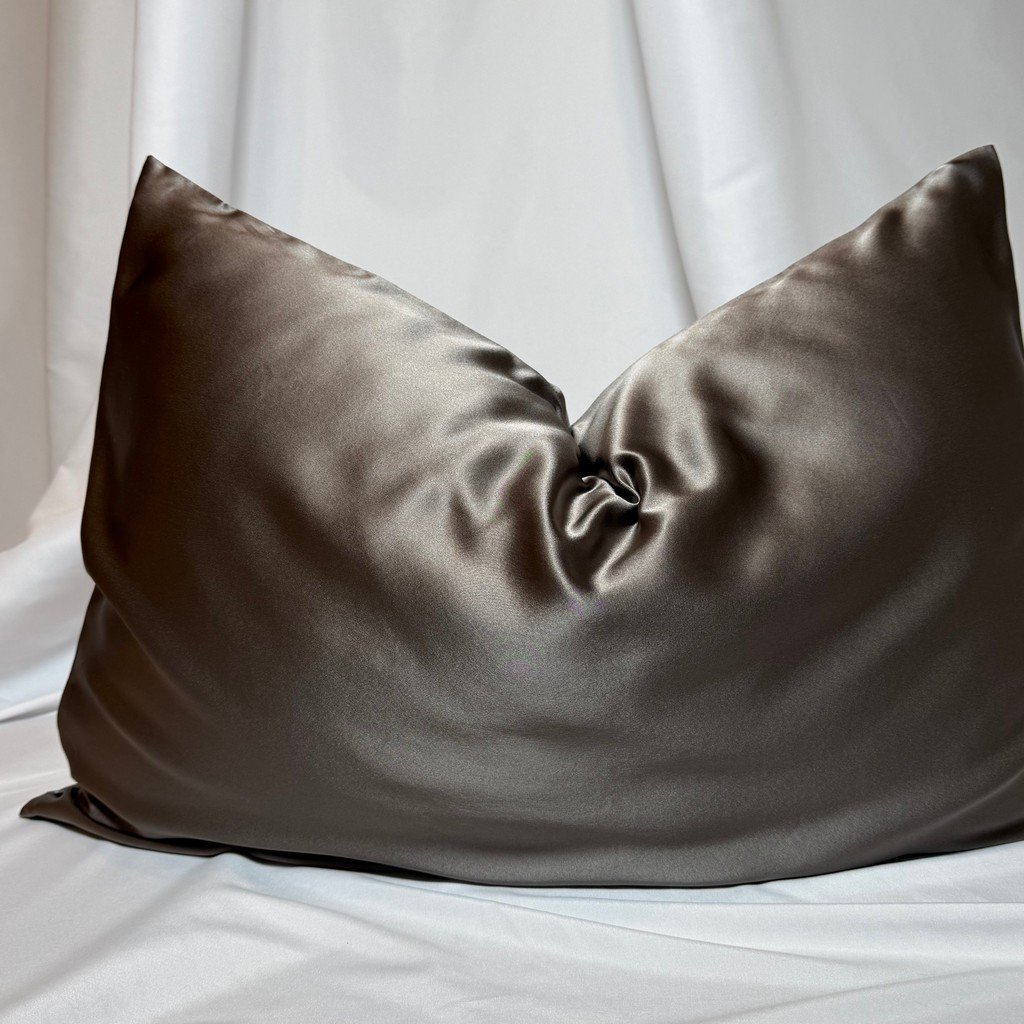 Silk Pillowcase Dark Grey