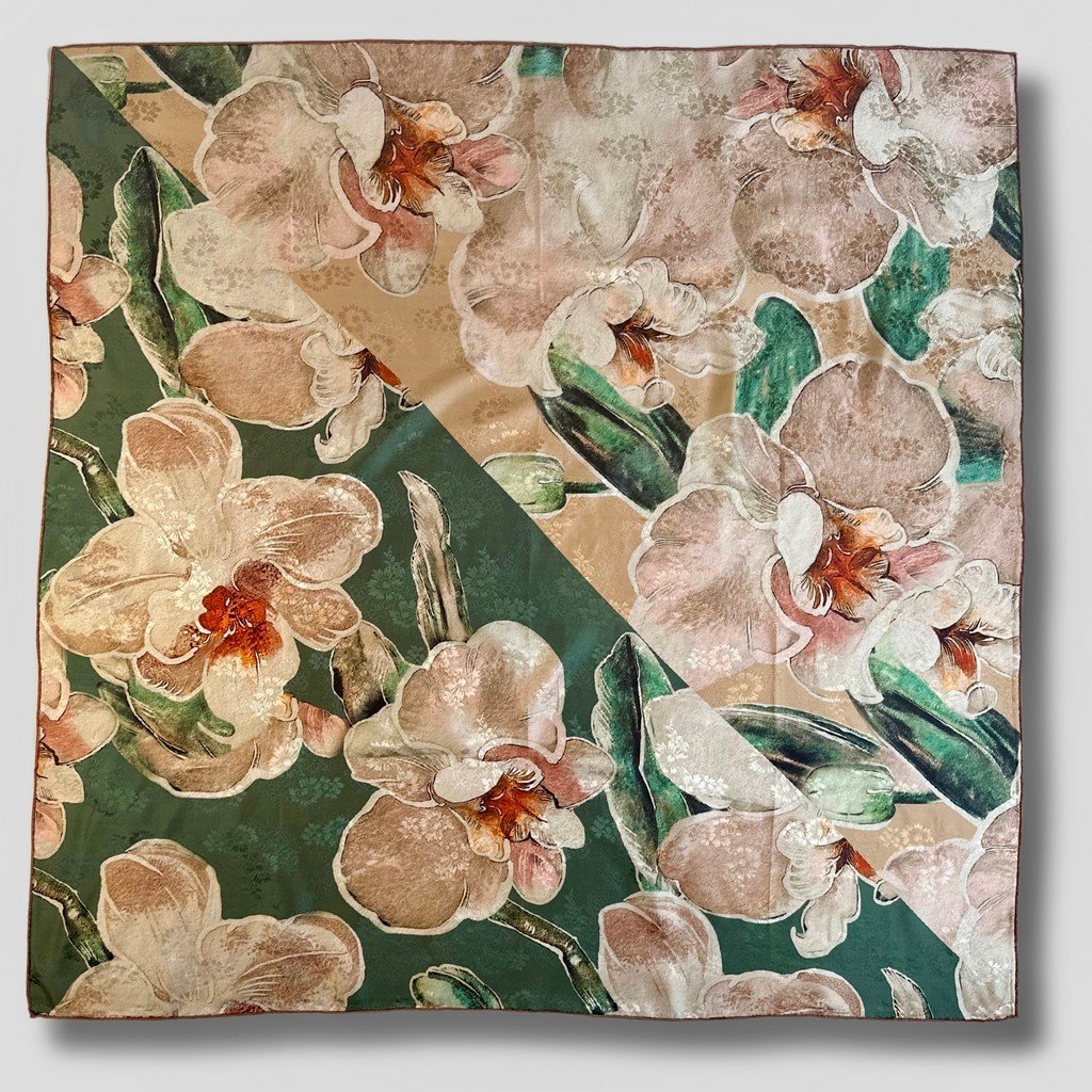 Silk Scarf Pink Orchid