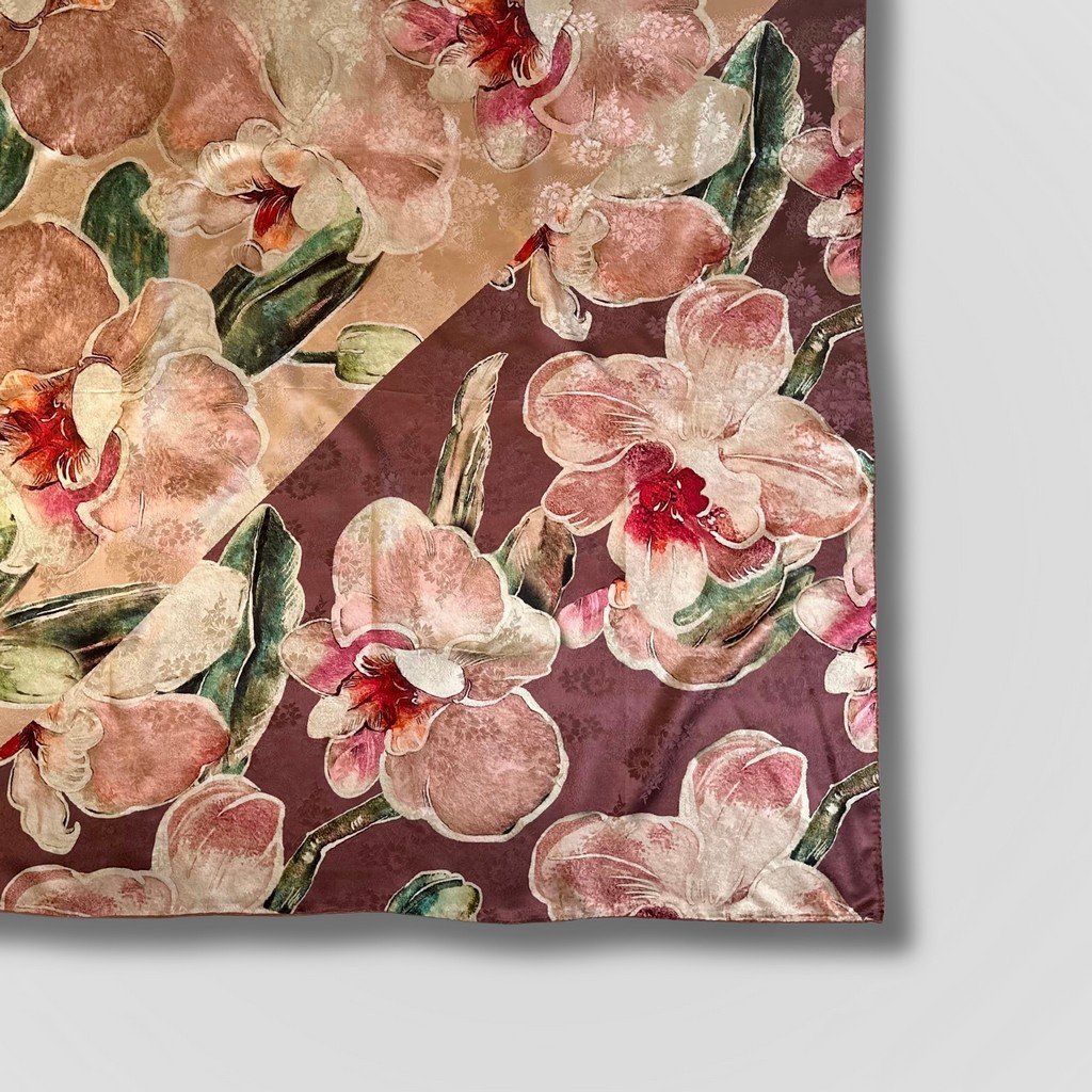 Silk Scarf Pink Orchid