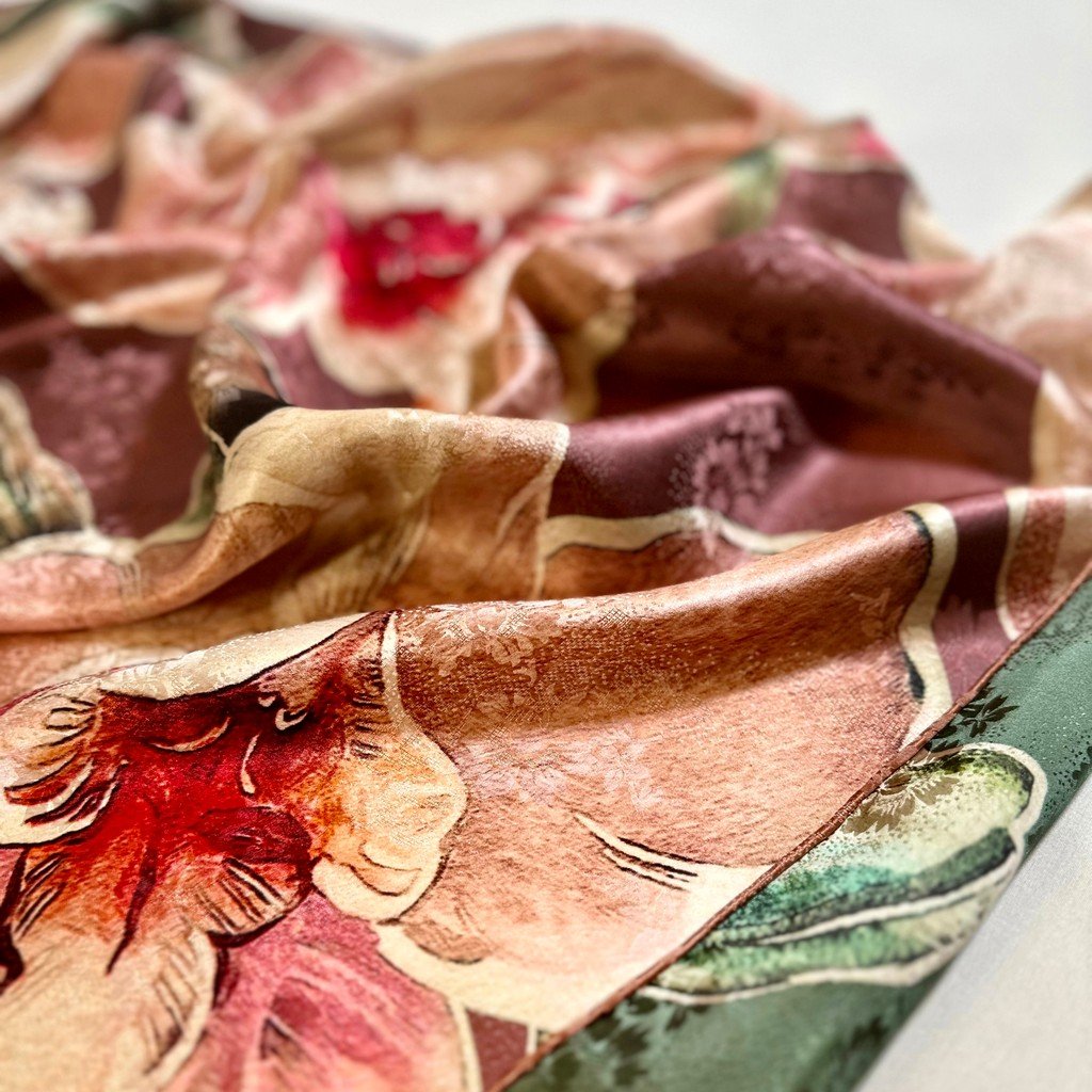 Silk Scarf Pink Orchid
