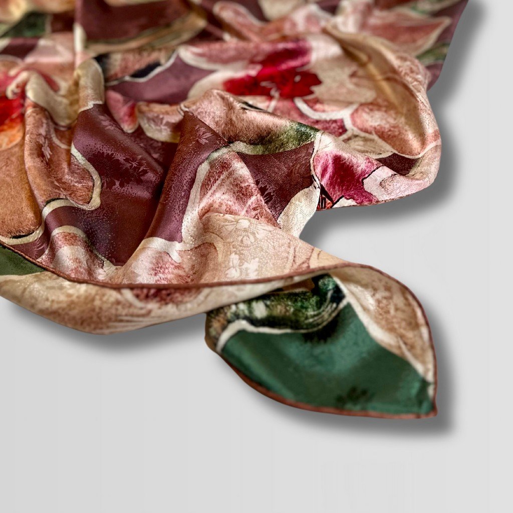 Silk Scarf Pink Orchid