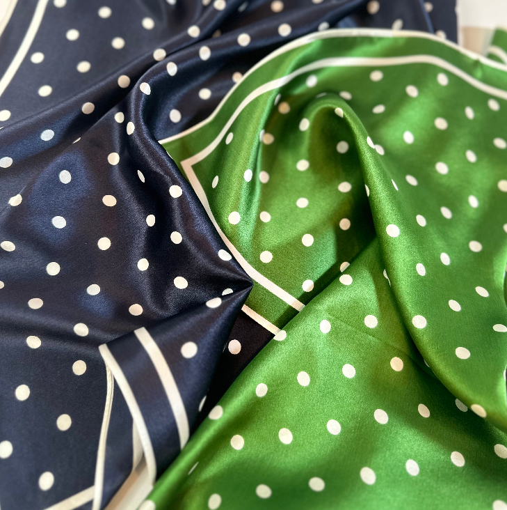 Silk Scarf Midnight Dark